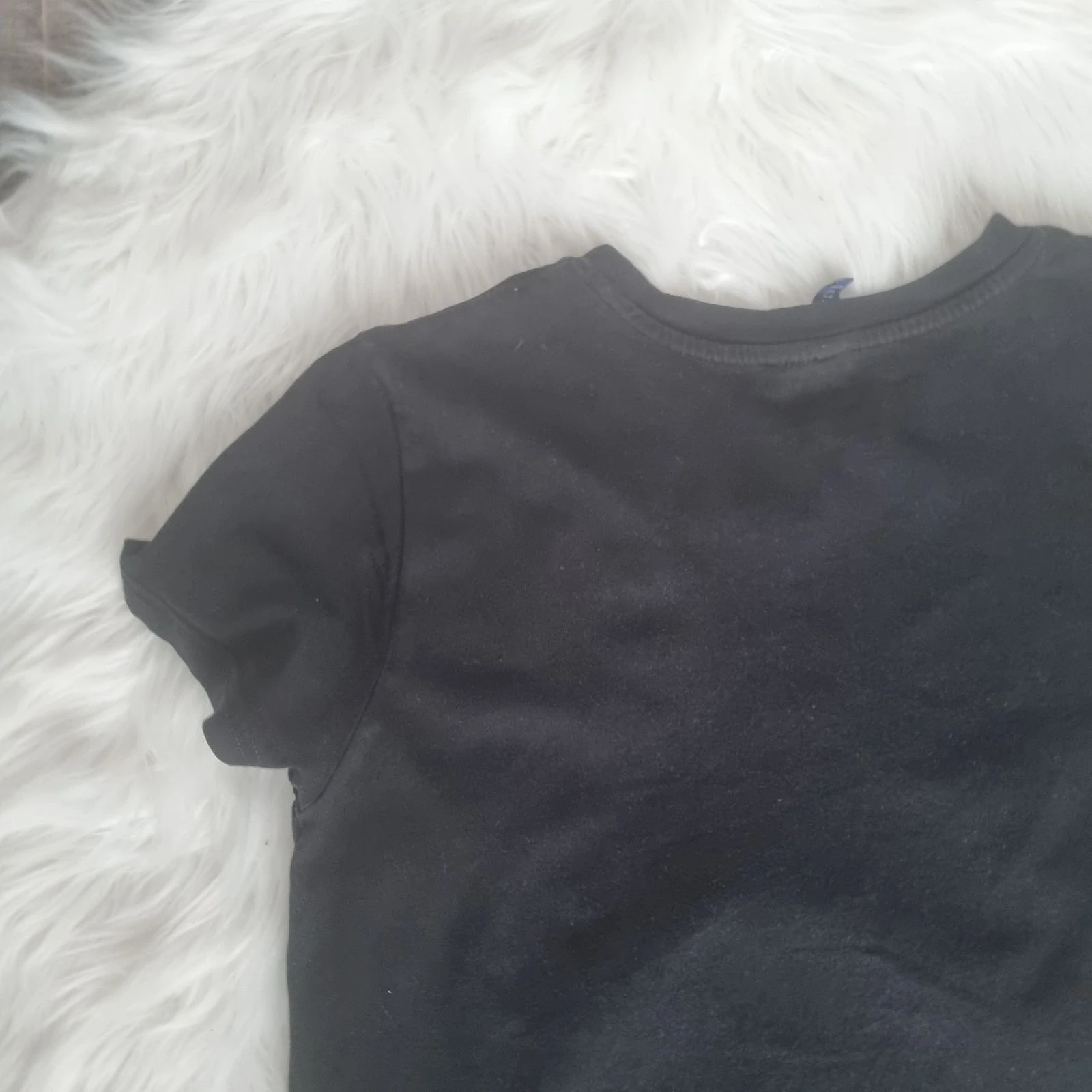 H&M DIVIDED Nicki Minaj Camiseta Gráfica – Negra con Peluca Rosa Gráfica – Talla S – photo 7